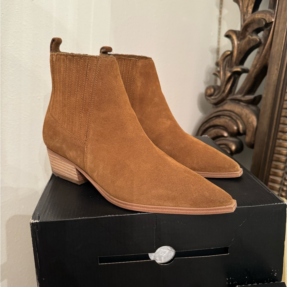 Marc Fisher LTD Golden Brown Booties